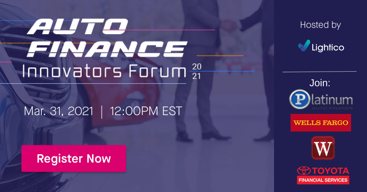 Auto Finance Innovators Forum March 2021